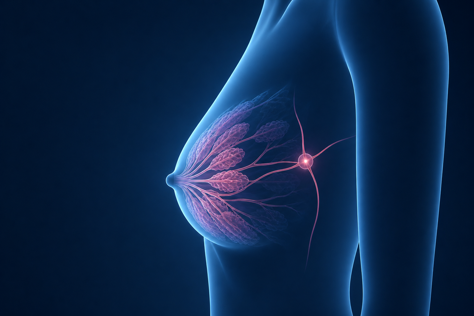 Breast imaging illustration